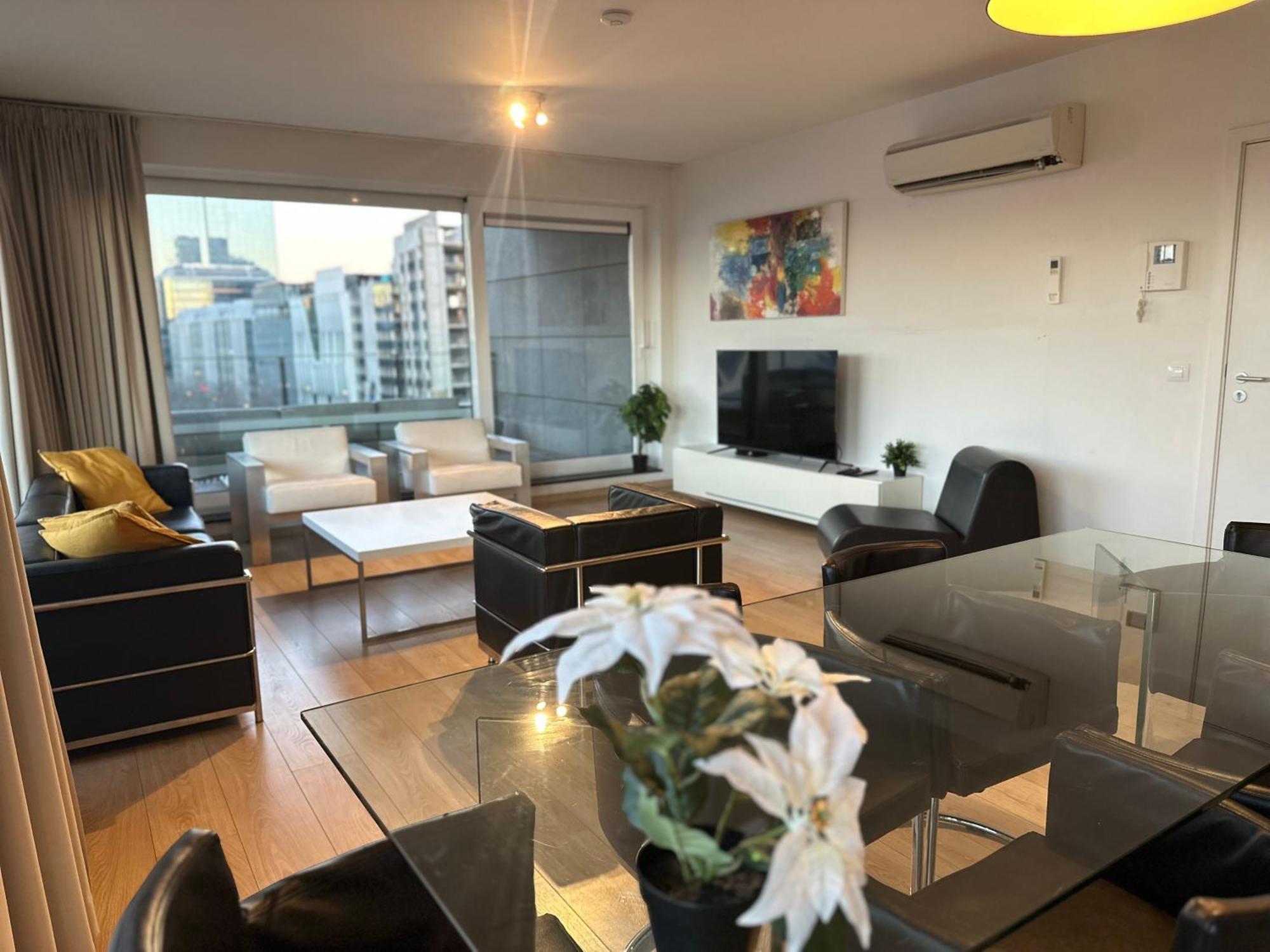 Apartment With Balcony In Brussels Center מראה חיצוני תמונה